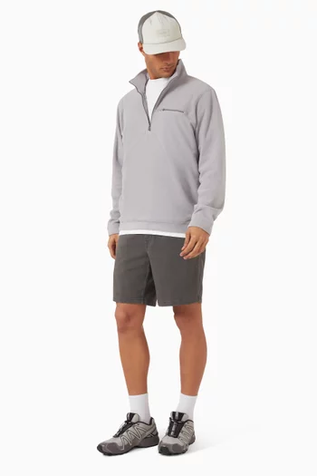 Benton Elastic Waist 8" Shorts in Twill