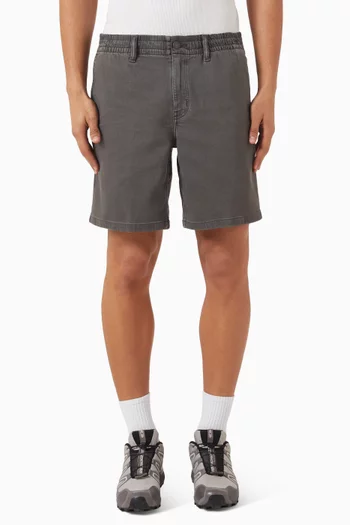 Benton Elastic Waist 8" Shorts in Twill