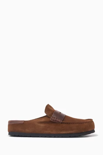Naples Wrapped Clogs in Suede