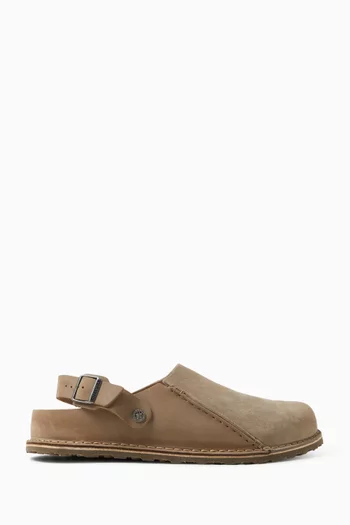 Lutry Premium Clogs in Suede & Nubuck
