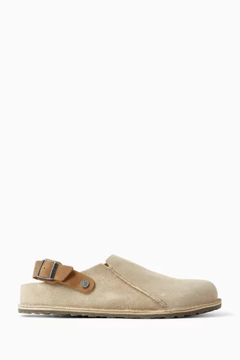 Lutry Premium Clogs in Suede