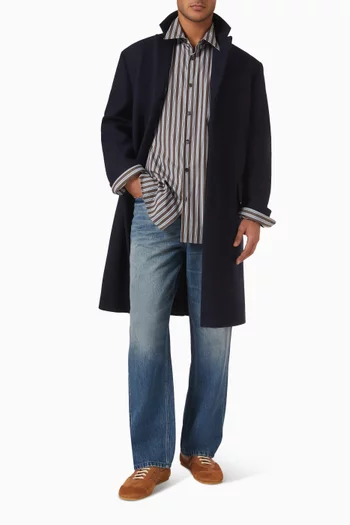 Rustic M.W. Coat in Wool-blend