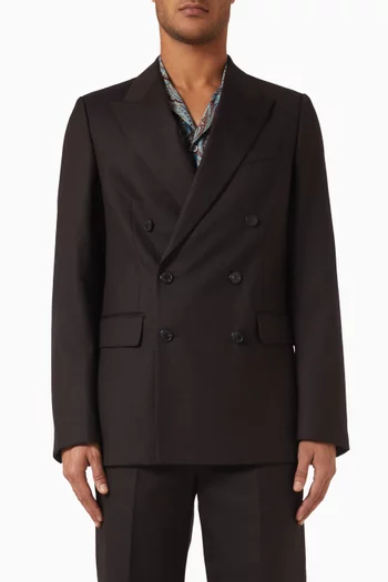 Barry Jacket in Herringbone Wool