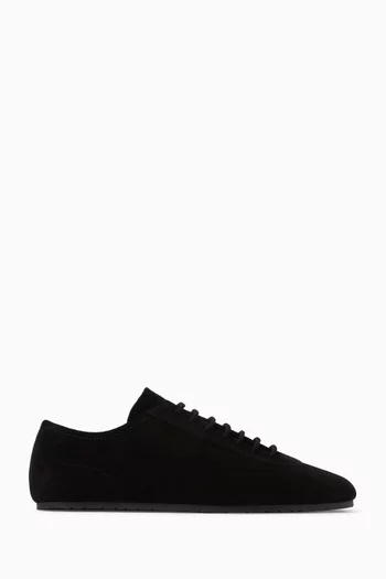 Lace-up Sneakers in Suede