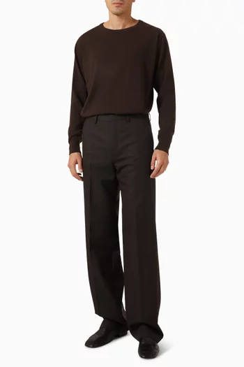 Crewneck Sweater in Merino-wool