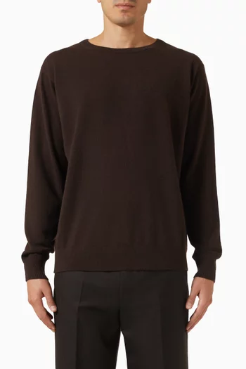 Crewneck Sweater in Merino-wool