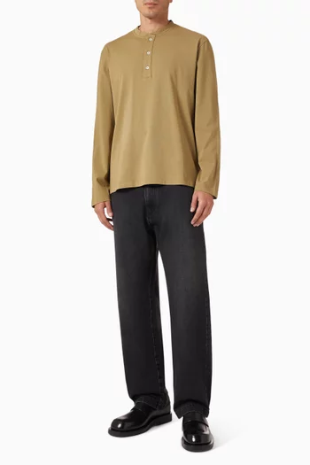 Nino Henley T-shirt in Cotton