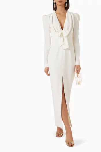 Bow Dress In Cady