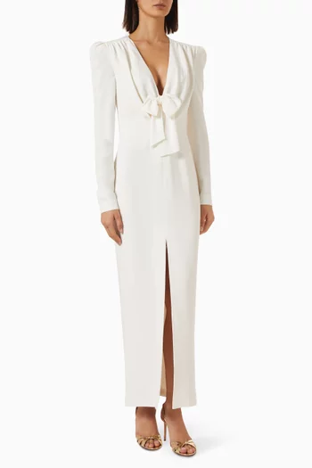 Bow Dress In Cady