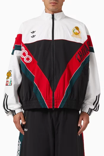 Football Jacket in Woven-knit