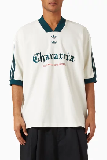 x Willy Chavarria Soccer T-shirt in Cotton Pique