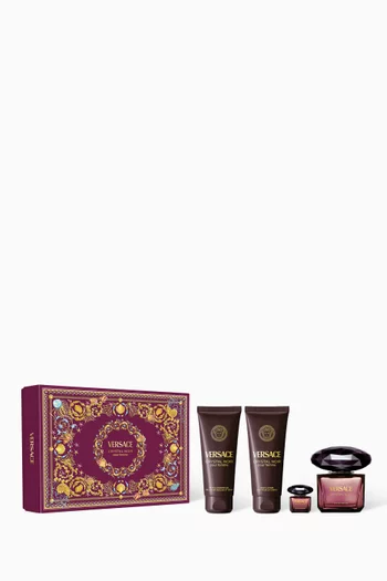 مجموعة هدايا ماء عطر كريستال نوار