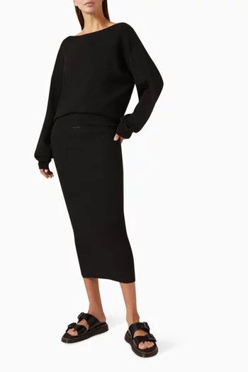 Rib-knit Skirt