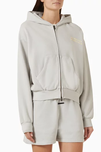 90s Full-zip Hoodie in Cotton-fleece