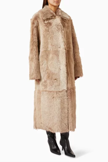 Verena Coat in Shearling