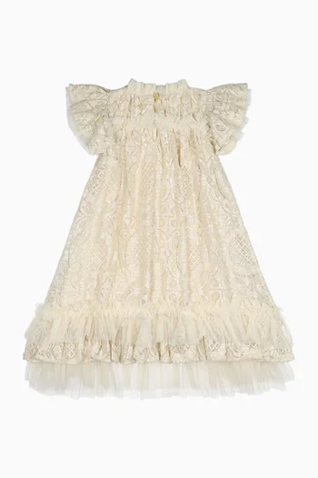 Christina Dress in Sequinned Lace