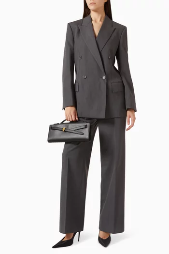 Vega Double-breasted Jacket in Wool