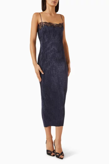 Lumi Lace-trim Midi Dress