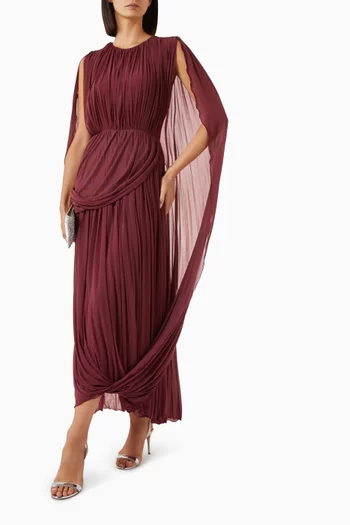 Kahlo Draped Maxi Dress