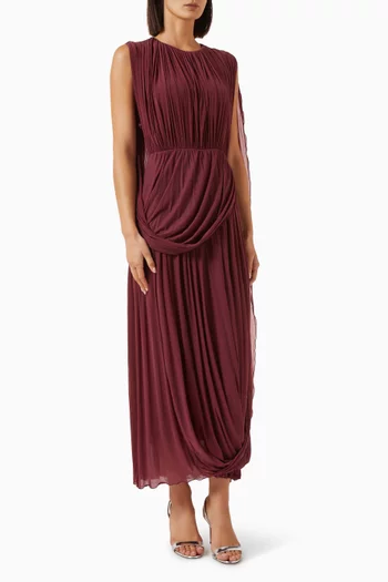 Kahlo Draped Maxi Dress