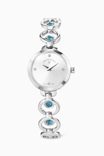 Chand Topaz Quartz Watch, 24mm