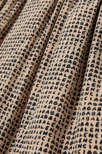 Monogram Pyjama Pants in Silk-crepe