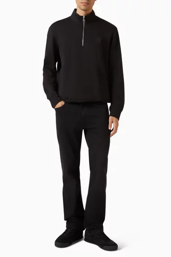 Logo Sweater in Cotton-terry