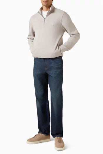 Logo Sweater in Cotton-terry