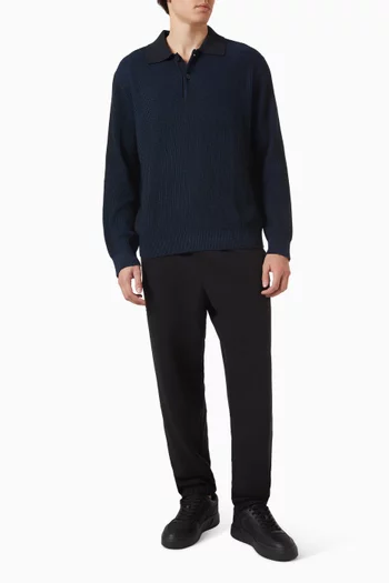 Polo Sweater in Cotton
