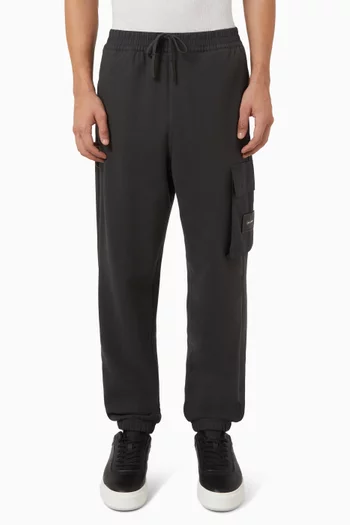 Utility Badge Sweatpants in Cotton Terry