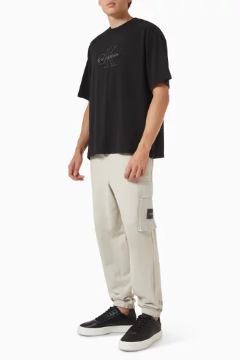 Cargo Sweatpants in Cotton Terry