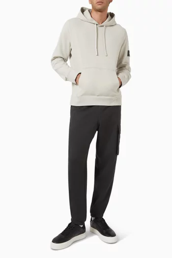 Logo Hoodie in Cotton Terry