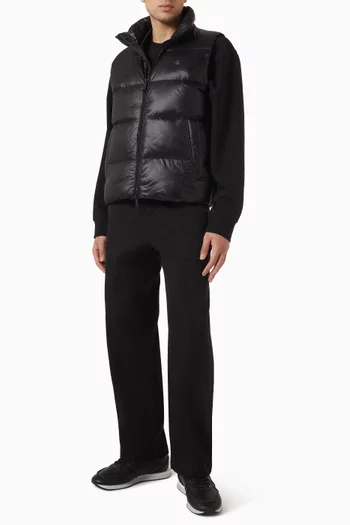 Stand-collar Down Vest