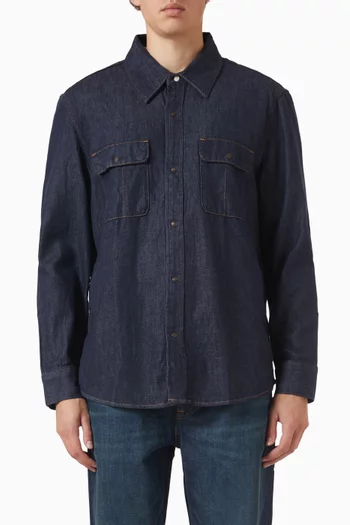 Western Shirt in Denim
