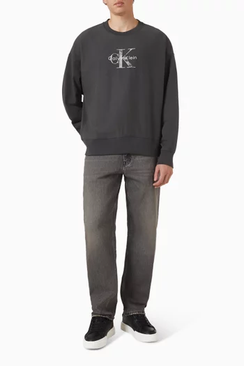 Monologo Sweatshirt in Terry