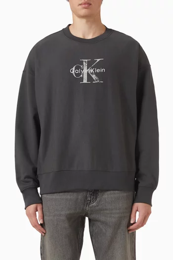 Monologo Sweatshirt in Terry