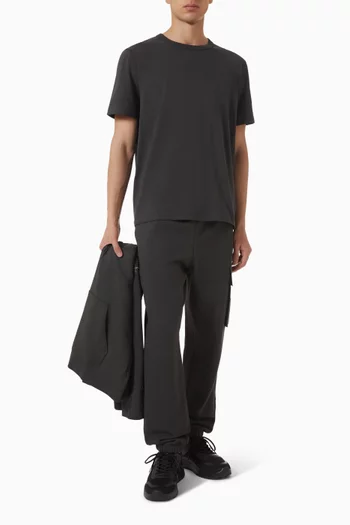Badge T-shirt in Sueded Jersey