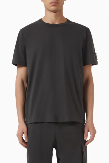 Badge T-shirt in Sueded Jersey