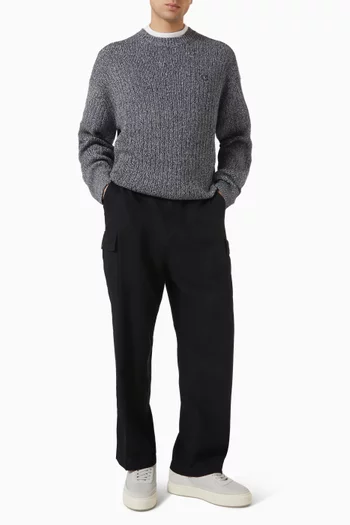 Ribbed Sweater in Cotton