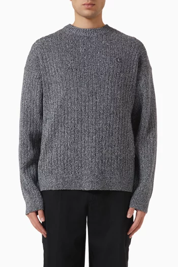 Ribbed Sweater in Cotton