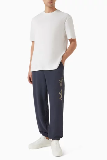 Script Sweatpants in French Terry