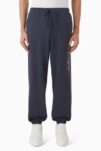 Script Sweatpants in French Terry