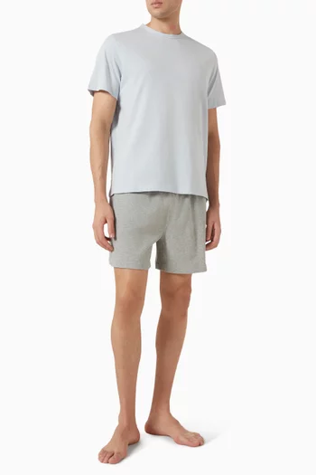 Pyjama T-shirt in Cotton Poplin