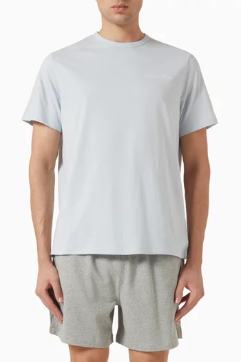 Pyjama T-shirt in Cotton Poplin