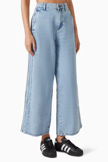 Adibreak Wide-leg Jeans in Denim