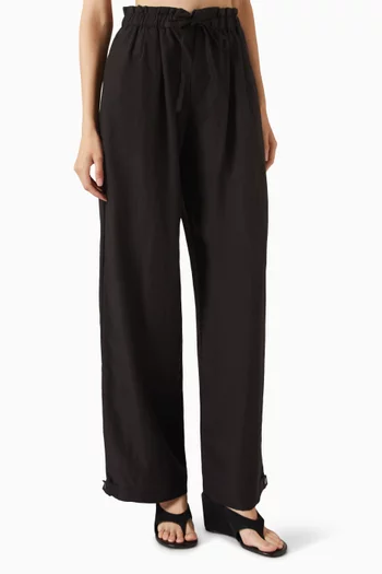 Fulham Wide-leg Pants in Tencel Blend