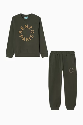Logo Sweatshirt & Sweatpants Set