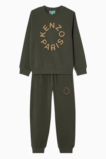 Logo Sweatshirt & Sweatpants Set