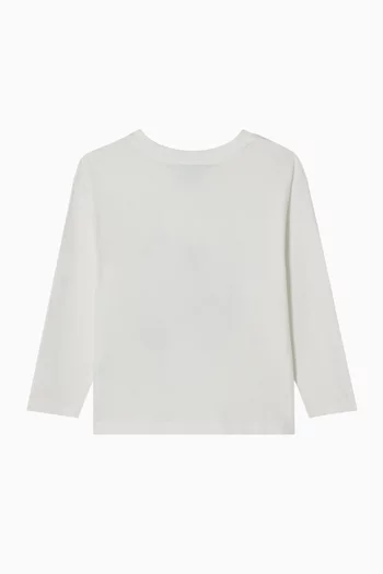 Floral T-Shirt in Cotton Jersey