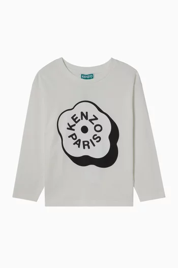 Floral T-Shirt in Cotton Jersey